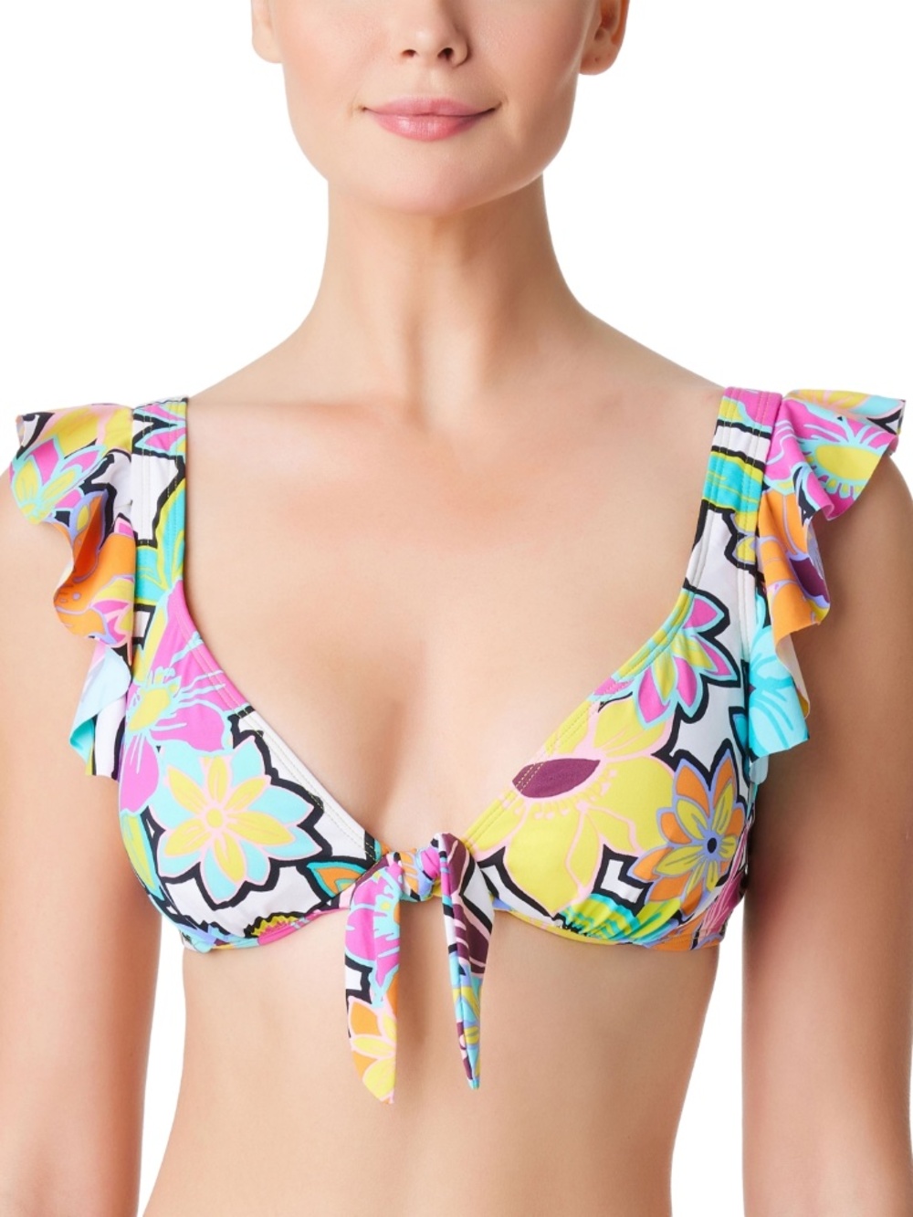 Color Crush Halter Bikini Top